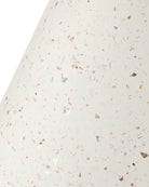 Table d'appoint Pendurado Terrazzo C, Currey and Company 2000-0055, coloris ivoire.