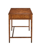 Currey and Company 3000-0343 Evie Writing Desk in Mappa Burl/Brass