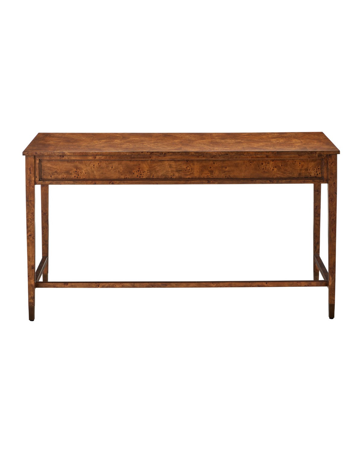 Currey and Company 3000-0343 Evie Writing Desk in Mappa Burl/Brass
