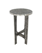 Currey and Company 4000-0265 Structure Accent Table in Antique Nickel