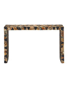 Console Brewster 4000-0267 de Currey and Company, coloris brun naturel et noir
