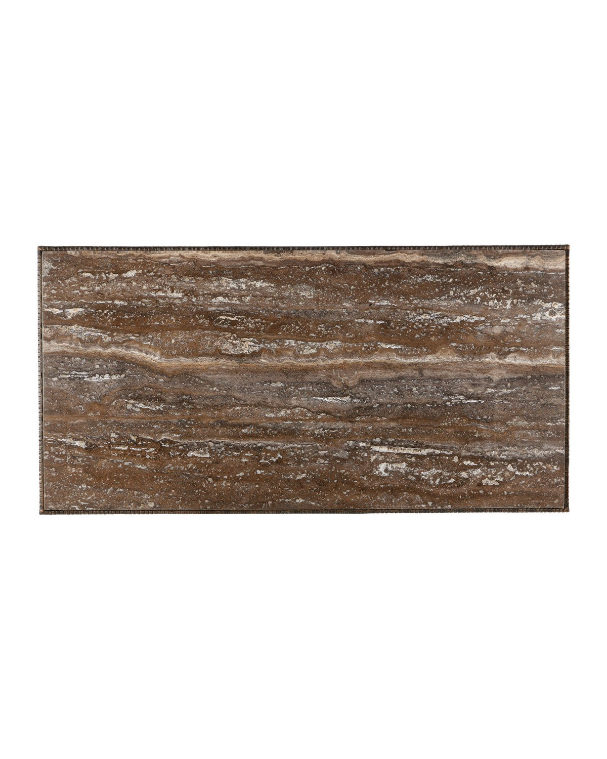 Table basse Ampleur Currey and Company 4000-0276 en bronze rustique/naturel