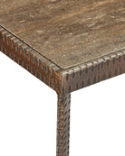 Table console Ampleur Currey and Company 4000-0277 en bronze rustique/naturel