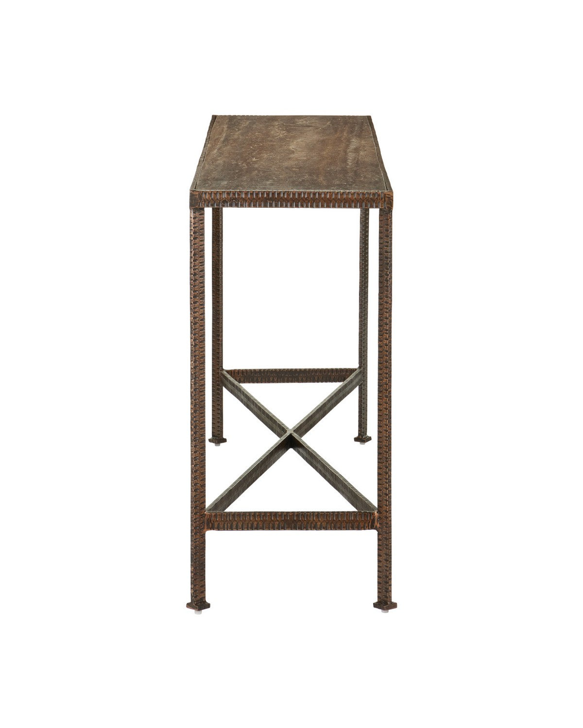 Table console Ampleur Currey and Company 4000-0277 en bronze rustique/naturel
