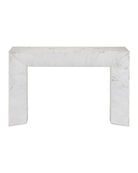 Console de cheminée Currey and Company 4000-0278 en blanc naturel/vert