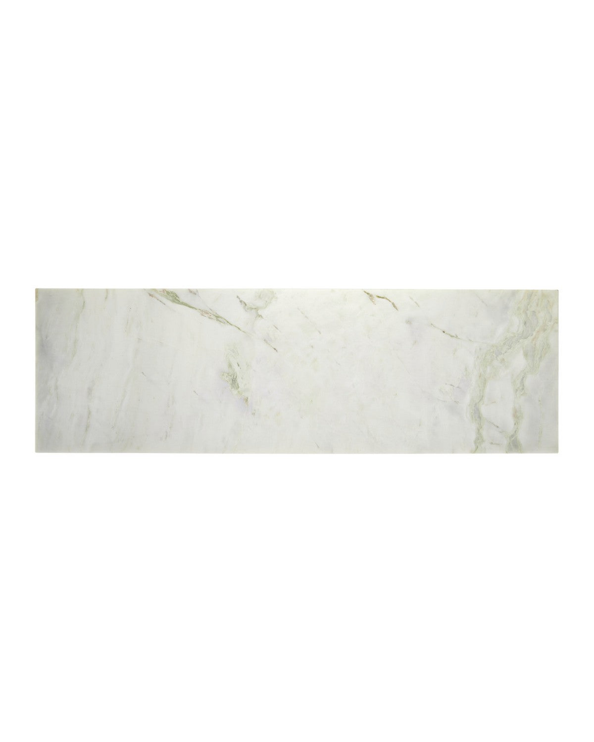 Console de cheminée Currey and Company 4000-0278 en blanc naturel/vert
