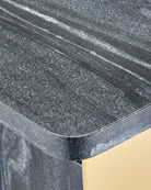 Table d'appoint Aldous 4000-0279 de Currey and Company, coloris noir et or