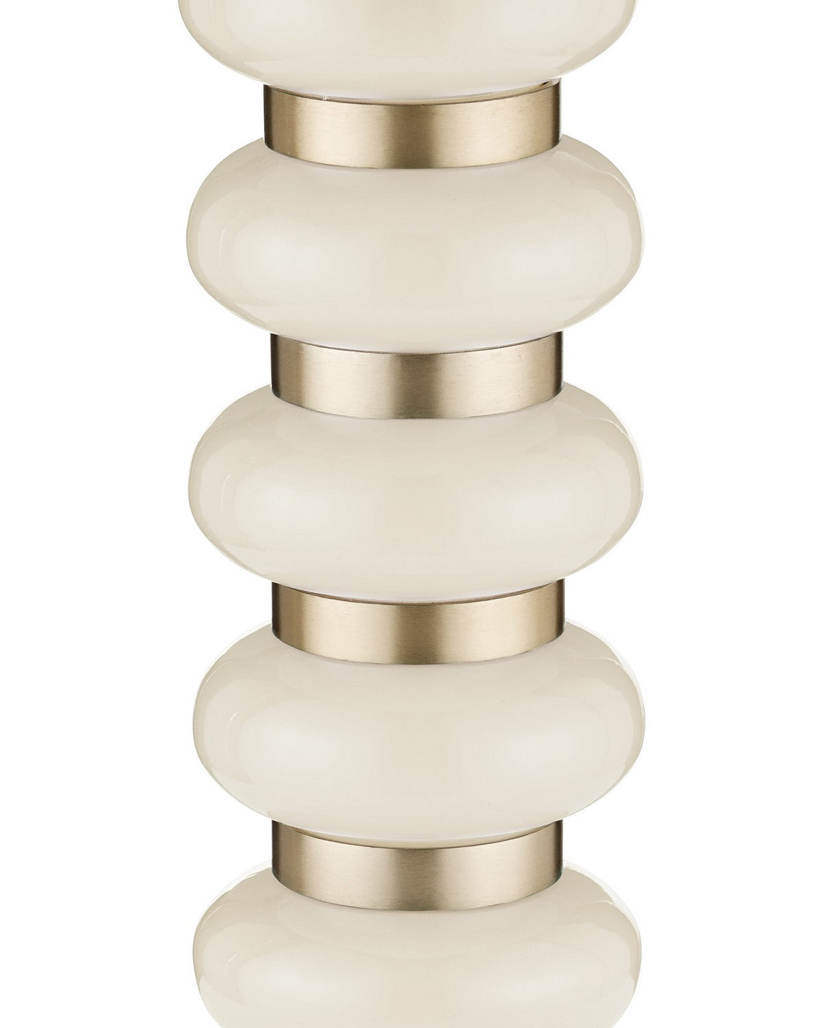 Table d'appoint Lambent de Currey and Company 4000-0282, coloris pêche/laiton brossé/naturel