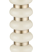 Table d'appoint Lambent de Currey and Company 4000-0282, coloris pêche/laiton brossé/naturel