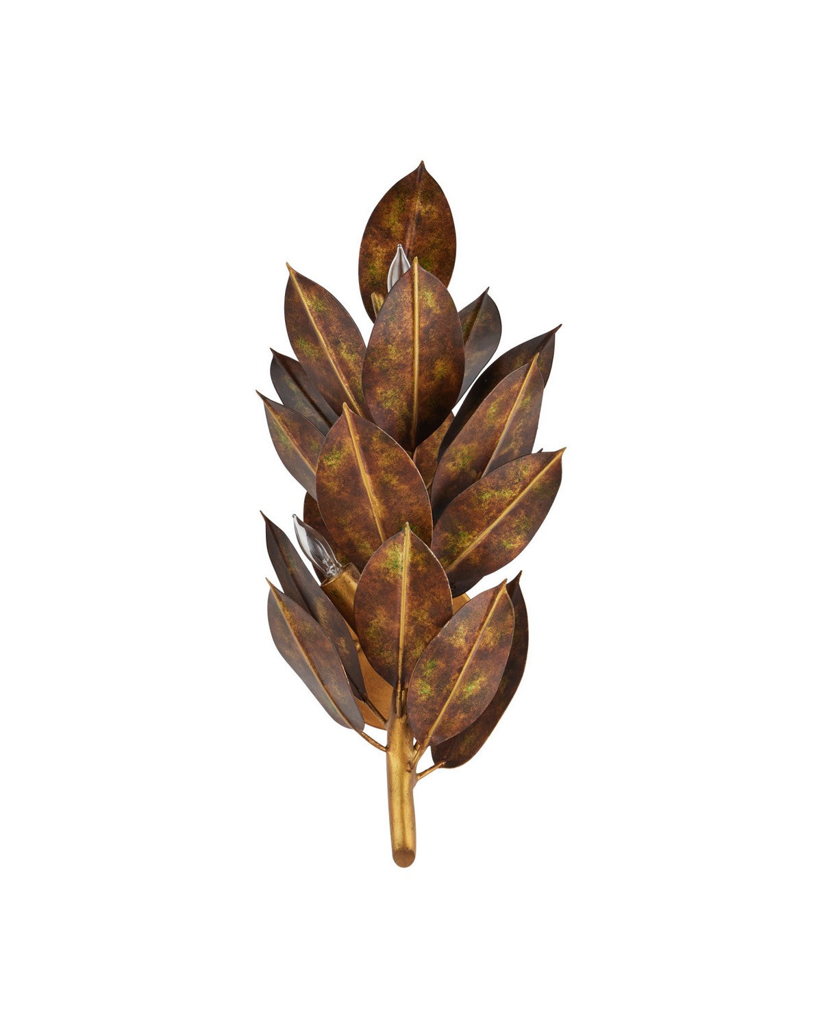 Currey and Company 5000-0308 Weston Murale dans une feuille de magnolia