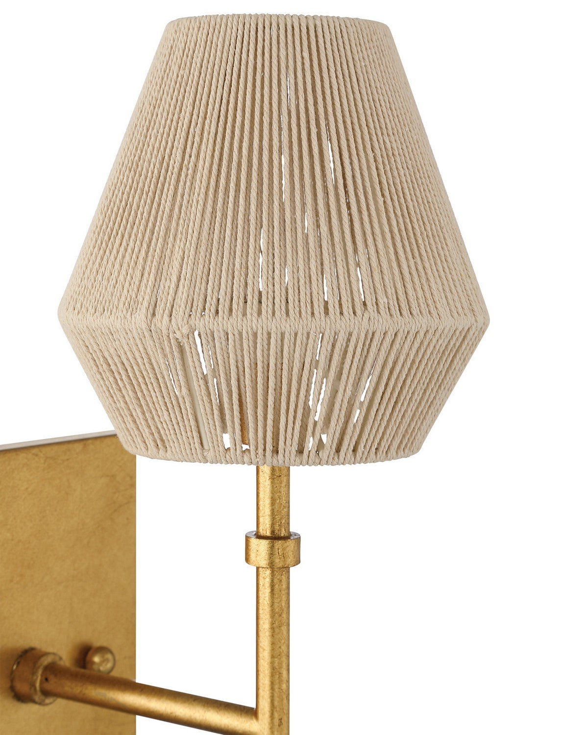 Currey et Compagnie 5000-0316 Francie Murale en feuille d'or antique/naturel