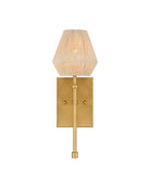 Currey et Compagnie 5000-0316 Francie Murale en feuille d'or antique/naturel