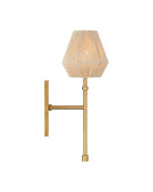 Currey et Compagnie 5000-0316 Francie Murale en feuille d'or antique/naturel