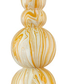 Currey and Company 6000-1086 Chawton Lampe de table en jaune marbré