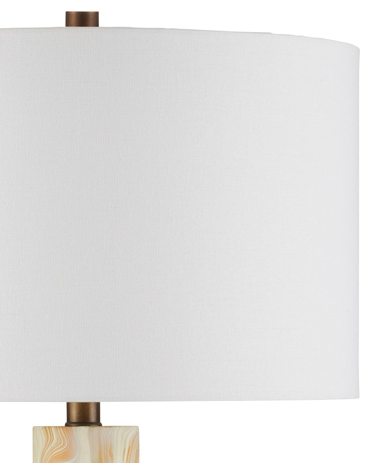 Currey and Company 6000-1086 Chawton Lampe de table en jaune marbré