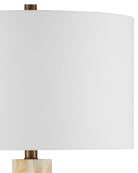 Currey and Company 6000-1086 Chawton Lampe de table en jaune marbré