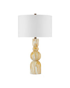 Currey and Company 6000-1086 Chawton Lampe de table en jaune marbré