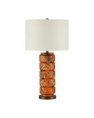 Currey and Company 6000-1087 Crantock Lampe de table en orange marbré