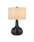 Currey and Company 6000-1091 Bonbori Table Lamp in Black