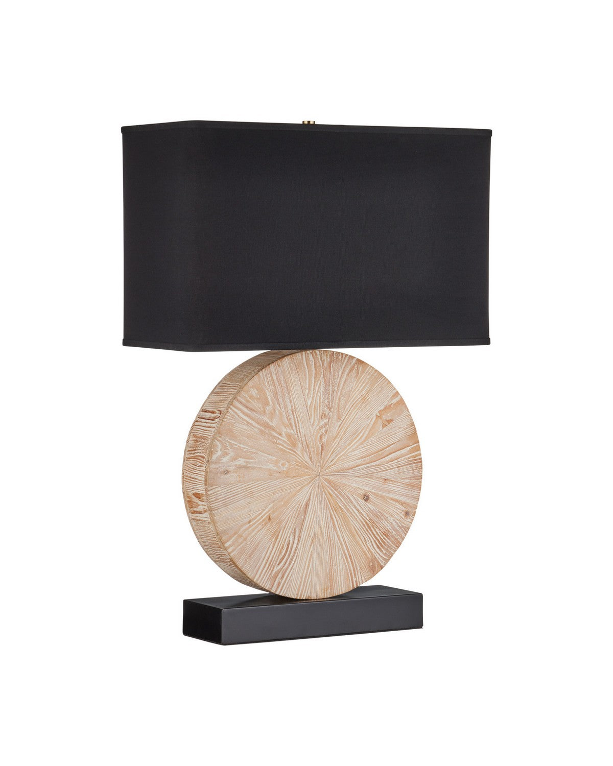Pignon Currey and Company 6000-1100 Lampe de table en naturel/noir