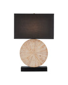 Pignon Currey and Company 6000-1100 Lampe de table en naturel/noir