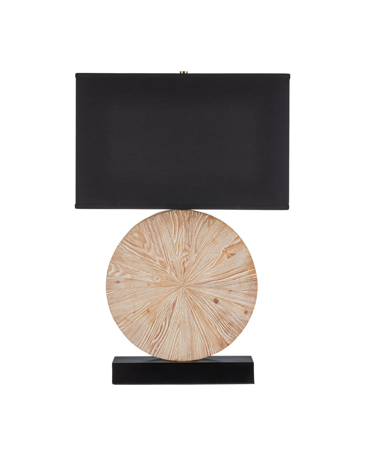 Pignon Currey and Company 6000-1100 Lampe de table en naturel/noir