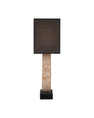 Pignon Currey and Company 6000-1100 Lampe de table en naturel/noir