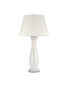 Currey and Company 6000-1102 Pennsylvanie Lampe de table Gris clair/blanc cassé