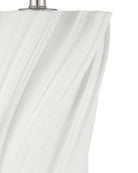 Currey et Compagnie 6000-1105 Ascension Lampe de table en blanc cassé/transparent