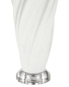 Currey et Compagnie 6000-1105 Ascension Lampe de table en blanc cassé/transparent