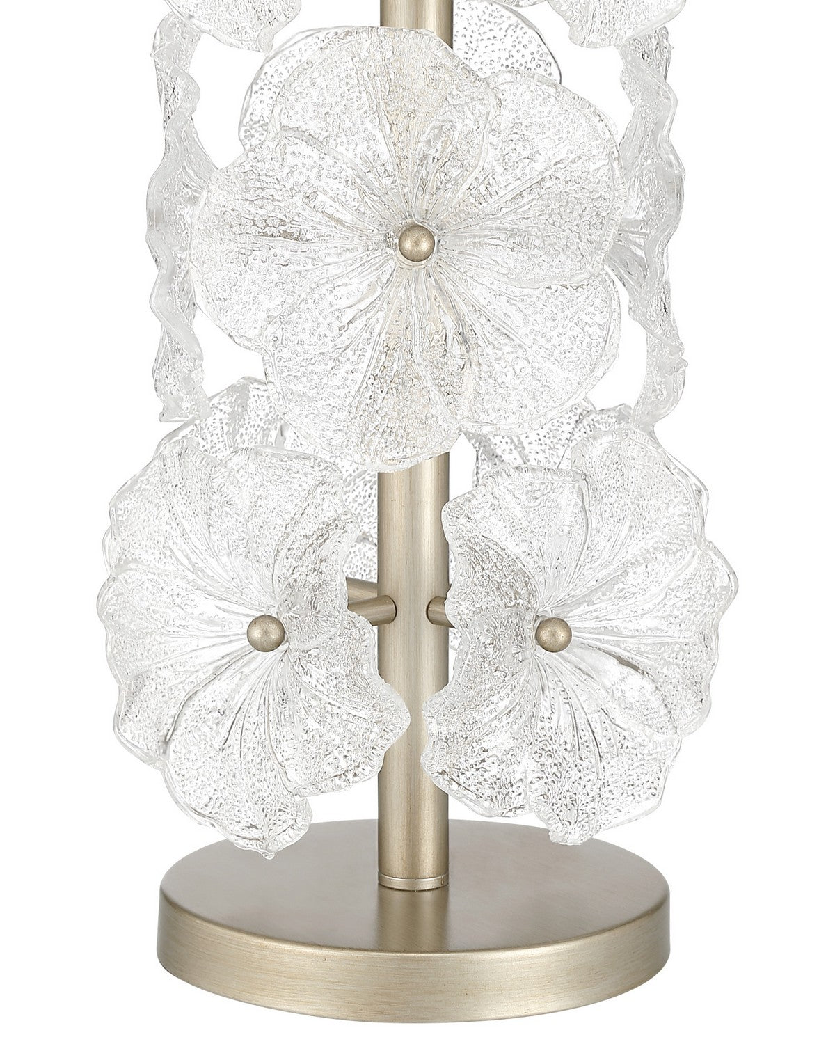 Currey and Company 6000-1110 Mallow Lampe de table en clair/champagne
