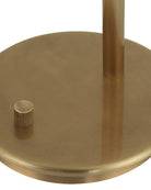 Lampe de bureau Currey and Company 6000-1115 Dossier en laiton antique poli/blanc