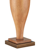 Currey and Company 6000-1124 Lignum Table Lamp in Chestnut