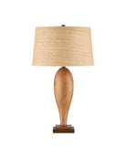 Currey and Company 6000-1124 Lignum Table Lamp in Chestnut