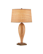 Currey and Company 6000-1124 Lignum Table Lamp in Chestnut