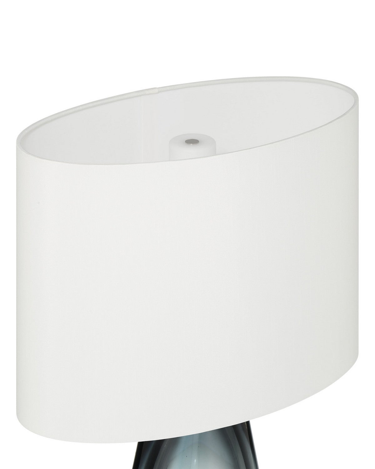 Currey and Company 6700-0024 Danza sans fil Lampe de table en nickel bleu/transparent/poli