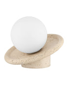 Currey and Company 6700-0032 Navigation sans fil Lampe de table en naturel/opaque