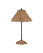 Currey and Company 6700-0033 Skitter sans fil Lampe de table en laiton naturel/antique