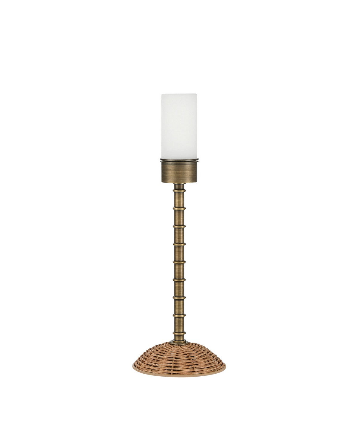 Currey and Company 6700-0033 Skitter sans fil Lampe de table en laiton naturel/antique