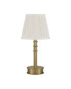 Valise sans fil Currey and Company 6700-0034 Lampe de table en laiton antique poli