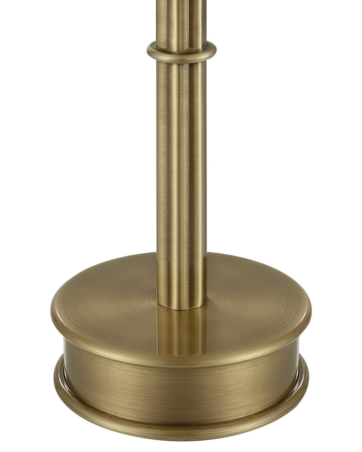Valise sans fil Currey and Company 6700-0034 Lampe de table en laiton antique poli