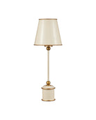 Currey and Company 6700-0035 Daphne sans fil Lampe de table En ivoire/or