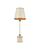 Currey and Company 6700-0035 Daphne sans fil Lampe de table En ivoire/or