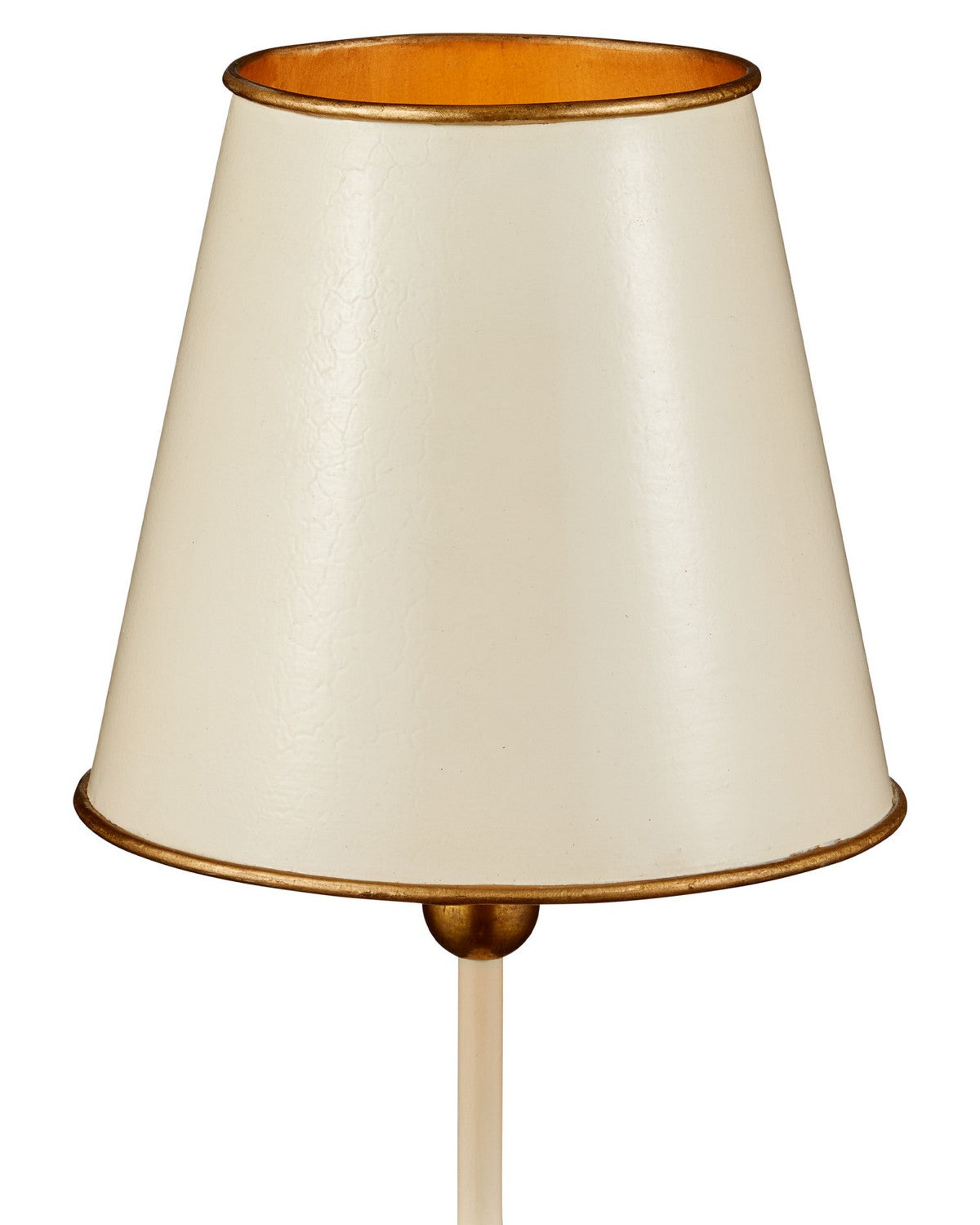 Currey and Company 6700-0035 Daphne sans fil Lampe de table En ivoire/or