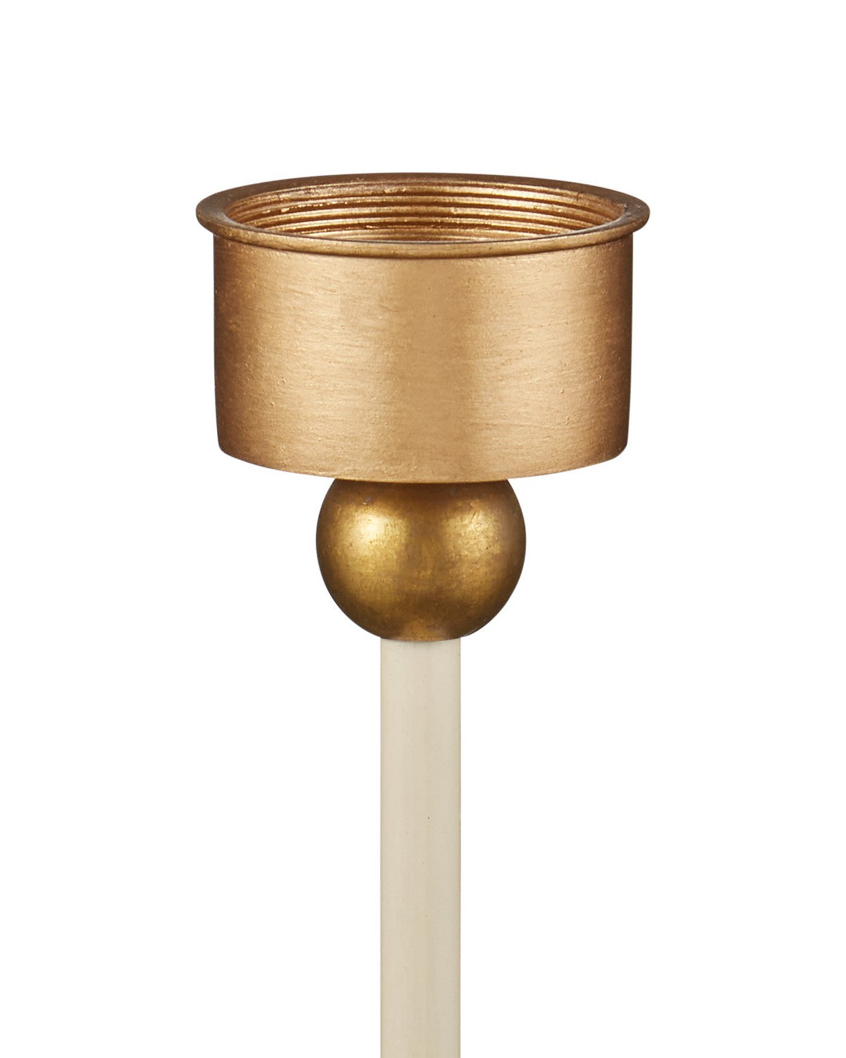 Currey and Company 6700-0035 Daphne sans fil Lampe de table En ivoire/or