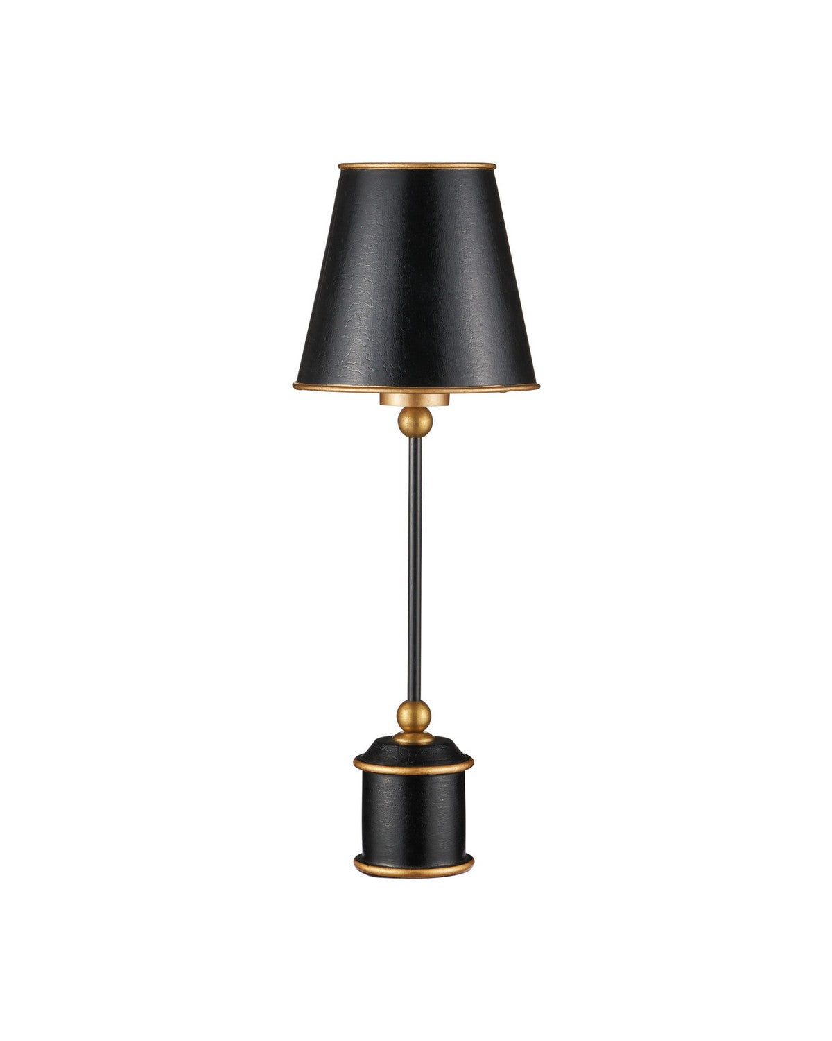 Currey and Company 6700-0036 Daphne sans fil Lampe de table en noir et or