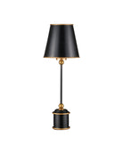 Currey and Company 6700-0036 Daphne sans fil Lampe de table en noir et or
