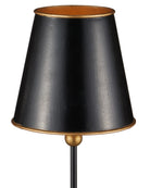 Currey and Company 6700-0036 Daphne sans fil Lampe de table en noir et or