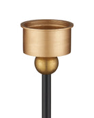 Currey and Company 6700-0036 Daphne sans fil Lampe de table en noir et or