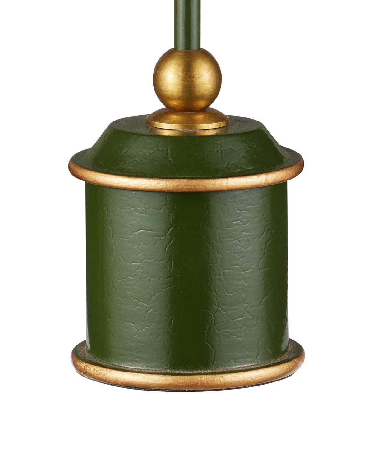 Currey and Company 6700-0037 Daphne sans fil Lampe de table en vert/or